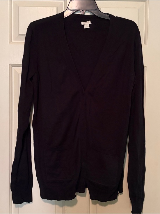 J. Crew Sweaters - J. Crew Black Long Sleeve V-Neck Cardigan